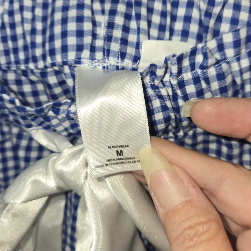 NWOT Women's Concepts Sport Pitt Pittsburg Panthers Blue Gingham Lounge Pants M - Picture 8 of 13